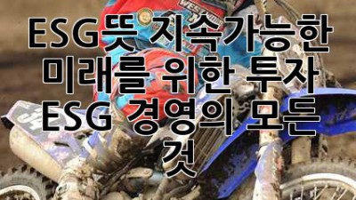 ESG뜻: 지속가능한 미래를 위한 투자, ESG 경영의 모든 것